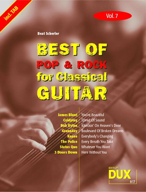 Best Of Pop & Rock 07 for Classical guitar